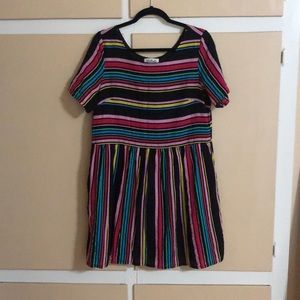 Colorful Striped Dress